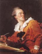 Jean Honore Fragonard Inspiration oil on canvas